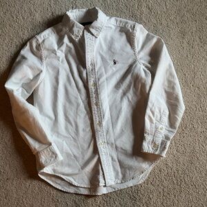 White Ralph Lauren Button Down